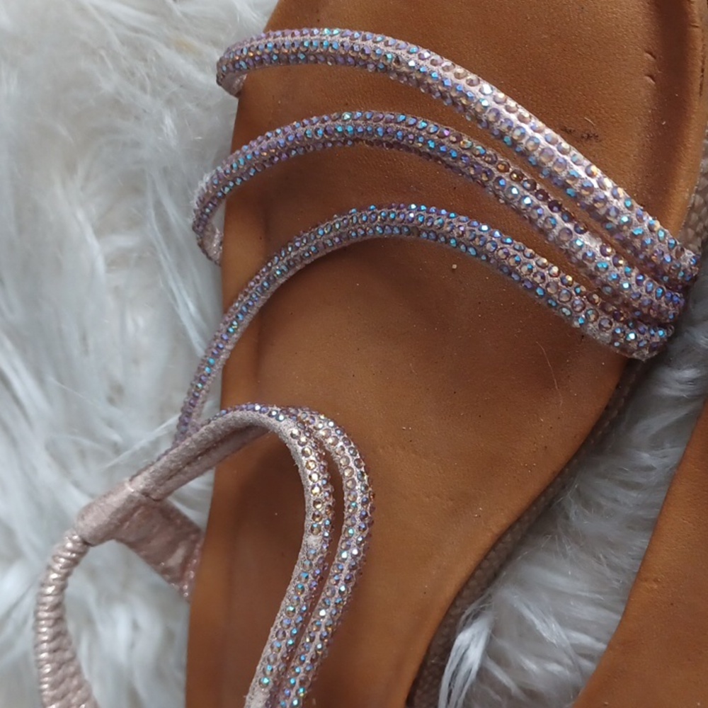 Sparkly Rhinestons Sandals - Picture 3 of 16